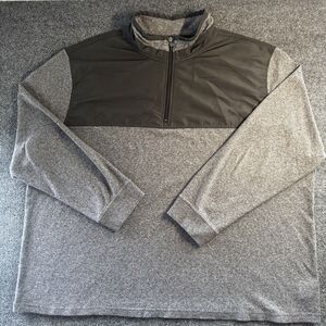 TWENTY EIGHT DEGREES Sweater Pullover Mens XXL GRAY Knit Cotton Long Sleeve